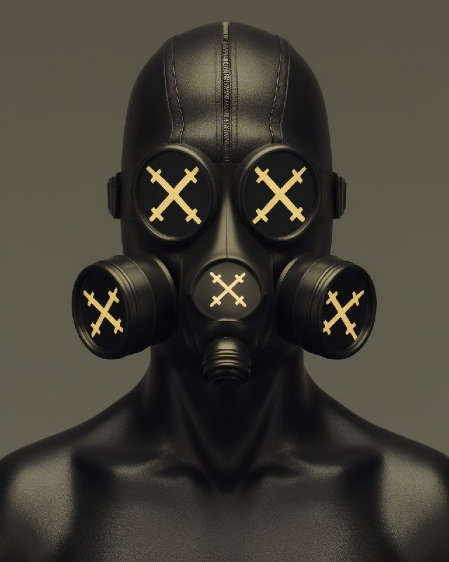 Creepy Hyperminimalist Monochrome Sci-Fi Human Figure