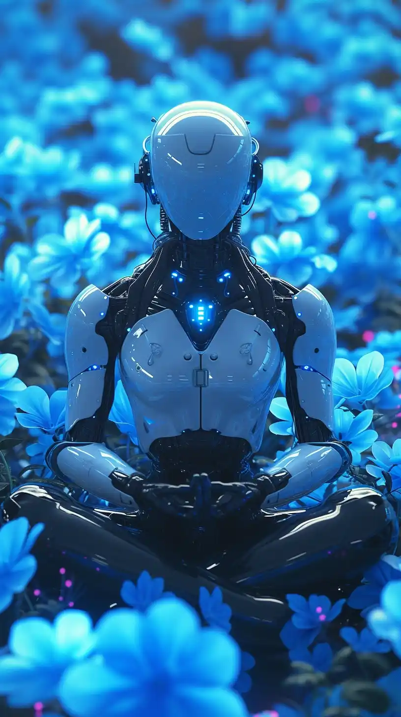Vector Robot Meditation