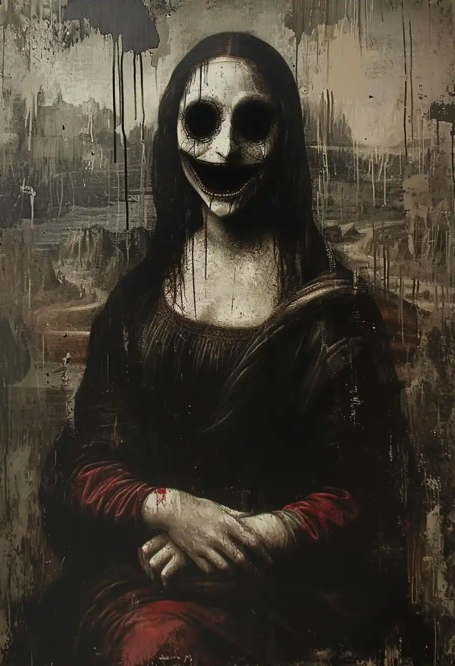 Occult Mona Lisa in Oil