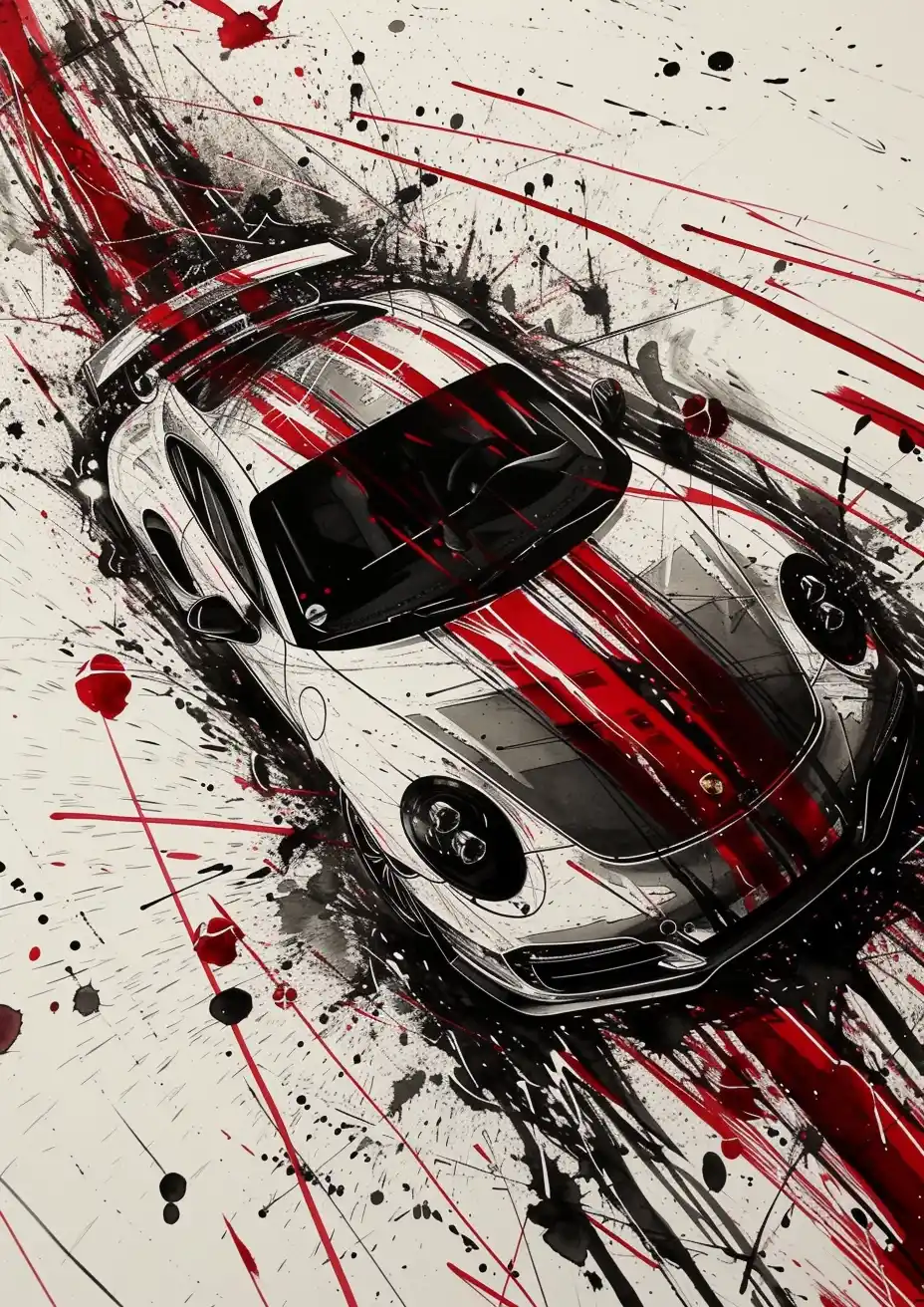 Ink Porsche 911 Hyper-Real