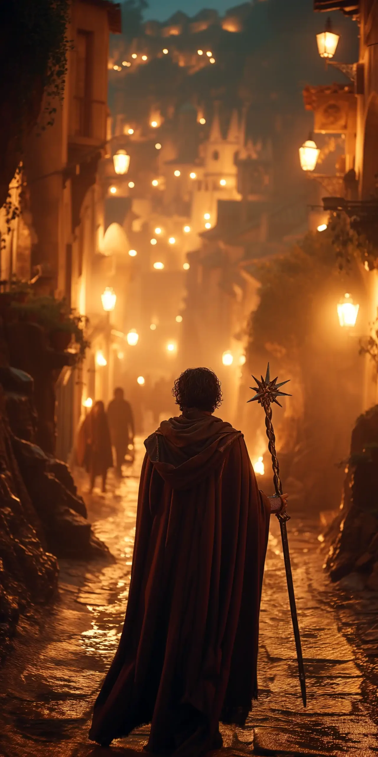 Nighttime Wanderer in Old City