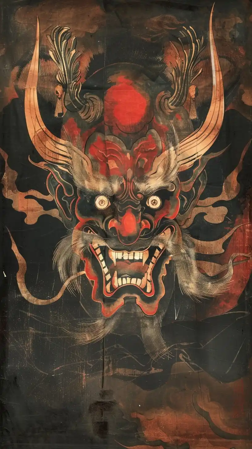 Heian Demon in Sinister Art
