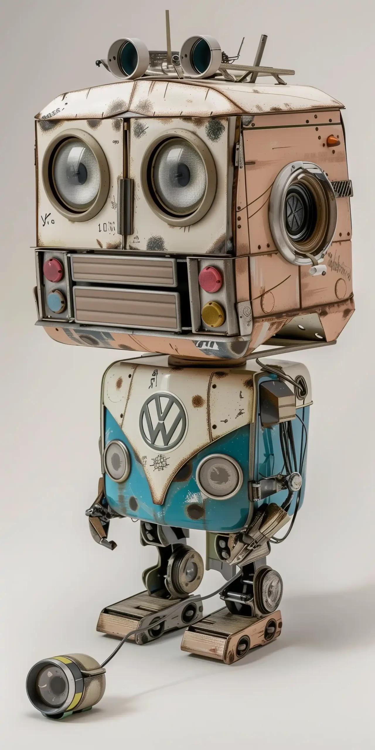 VW Transformer Robot Portrait