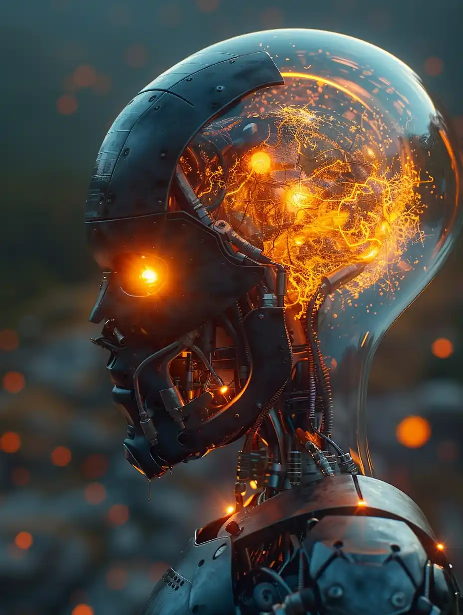 Raw Android in Lamp