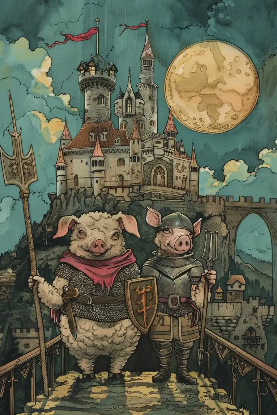 Illuminated Animal Knights