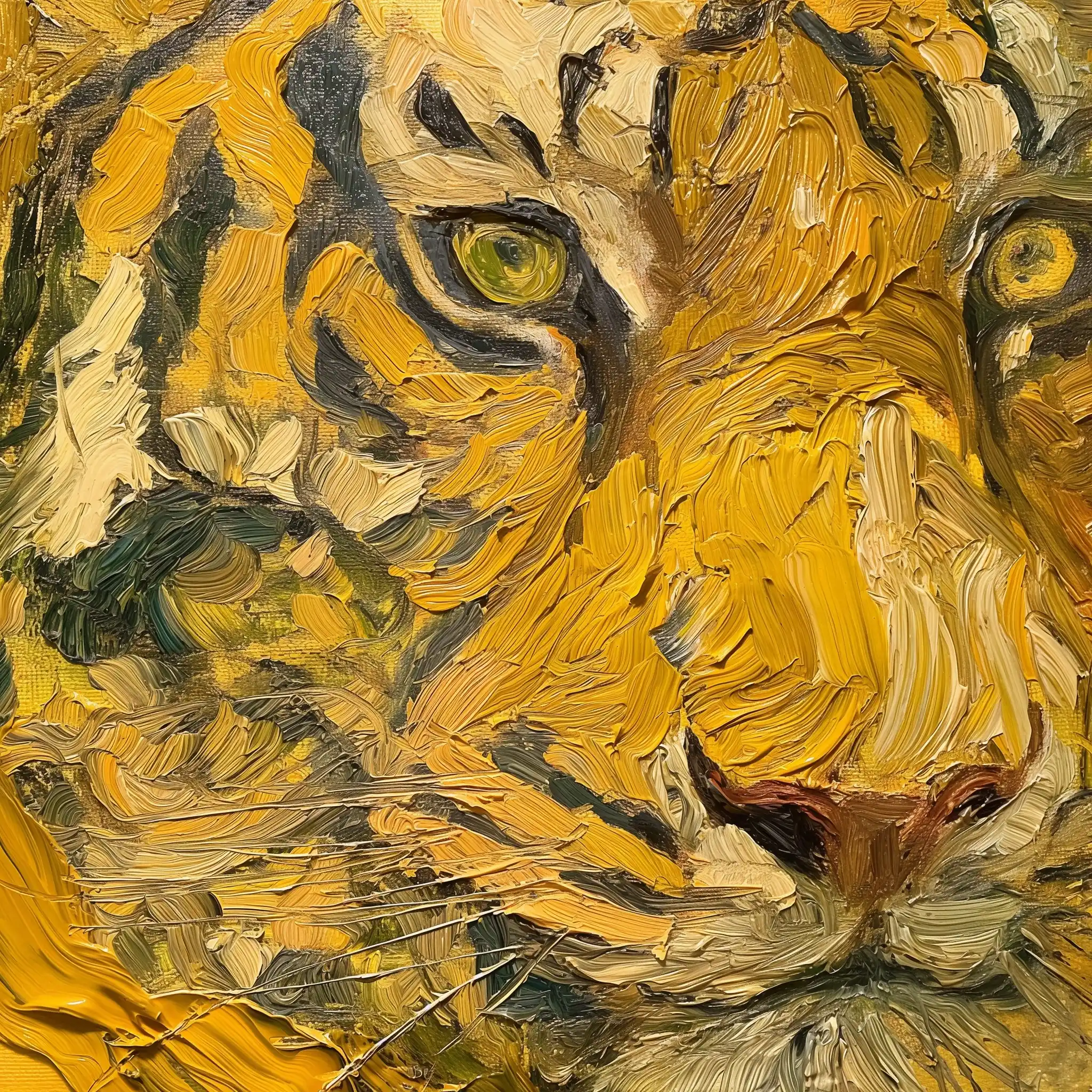 Precisionist Tiger in Gold
