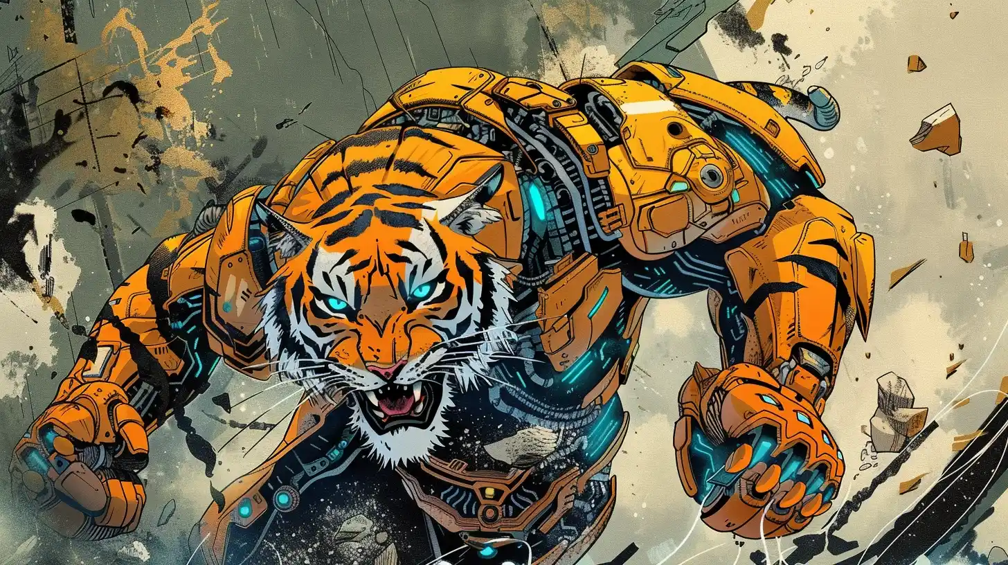 Cybernetic Tiger Hero