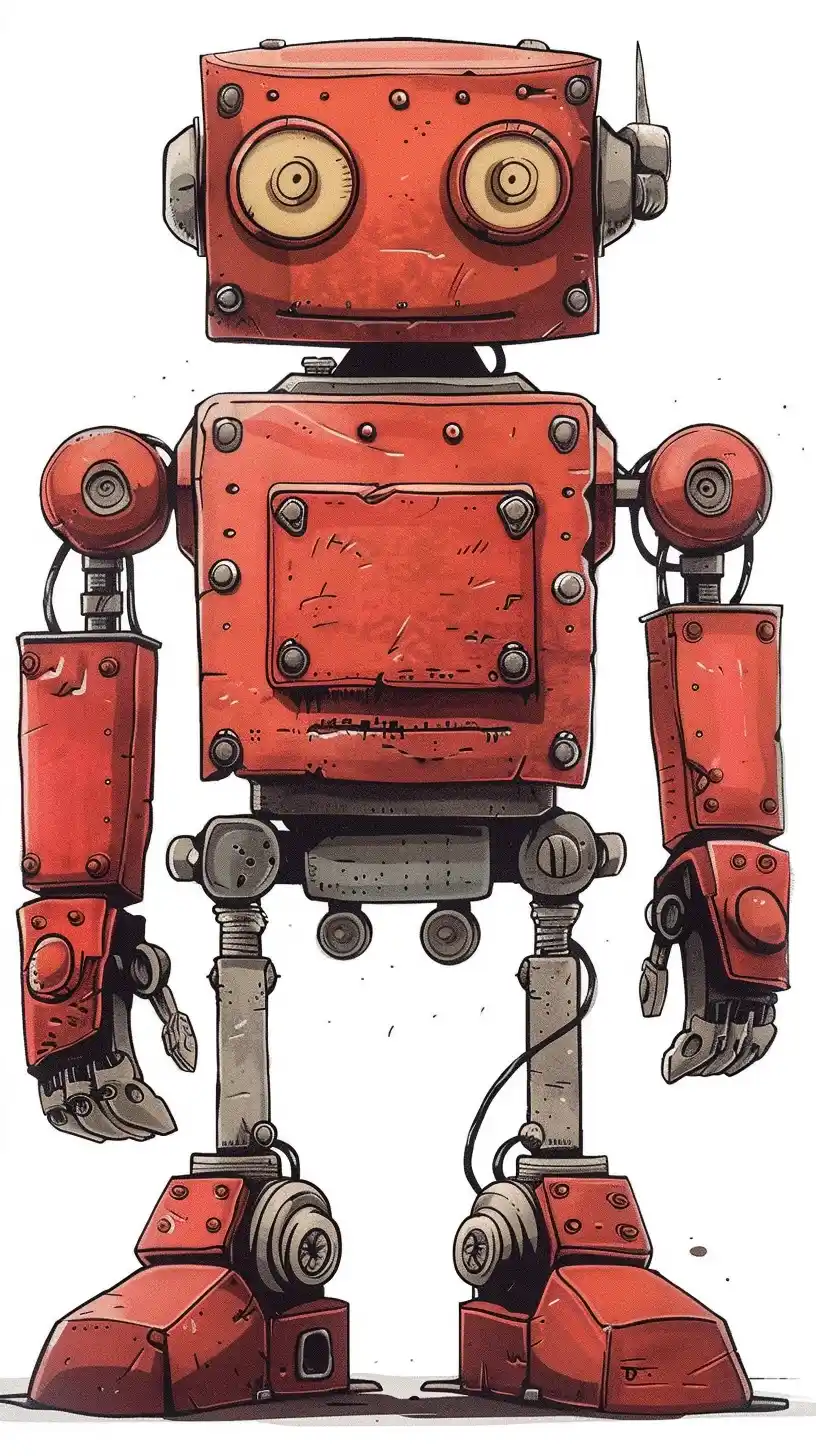 Retro Robot Monster Clipart
