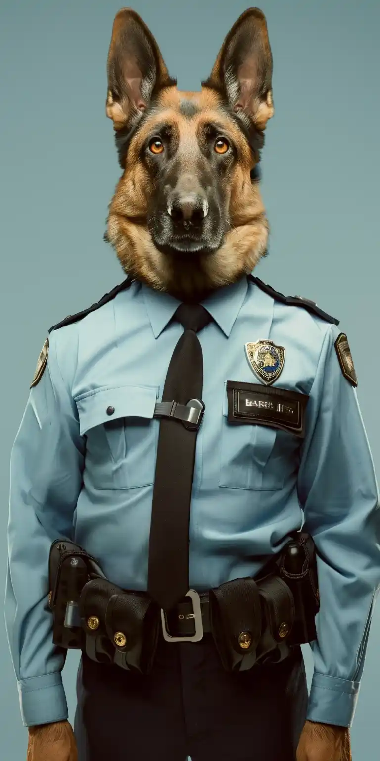 Security German Shepherd - Uniformed
