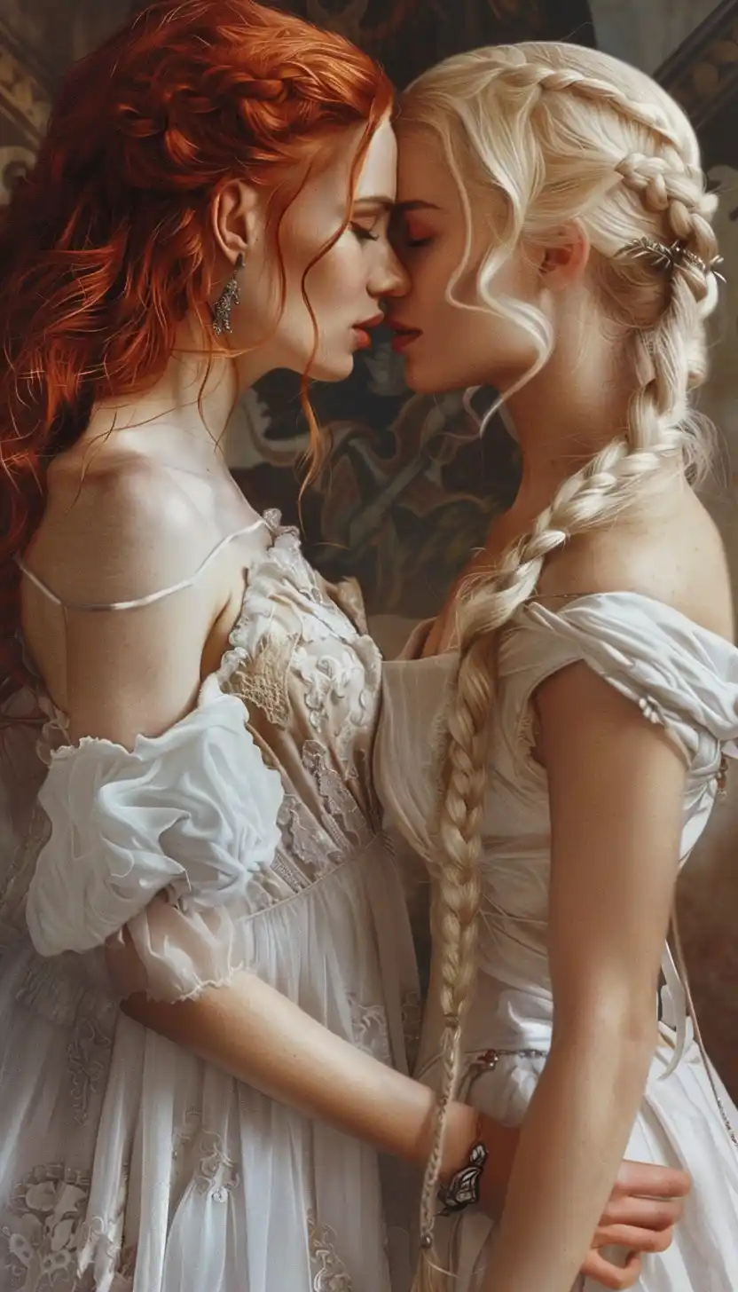 Redhead Lady Kisses Daenerys