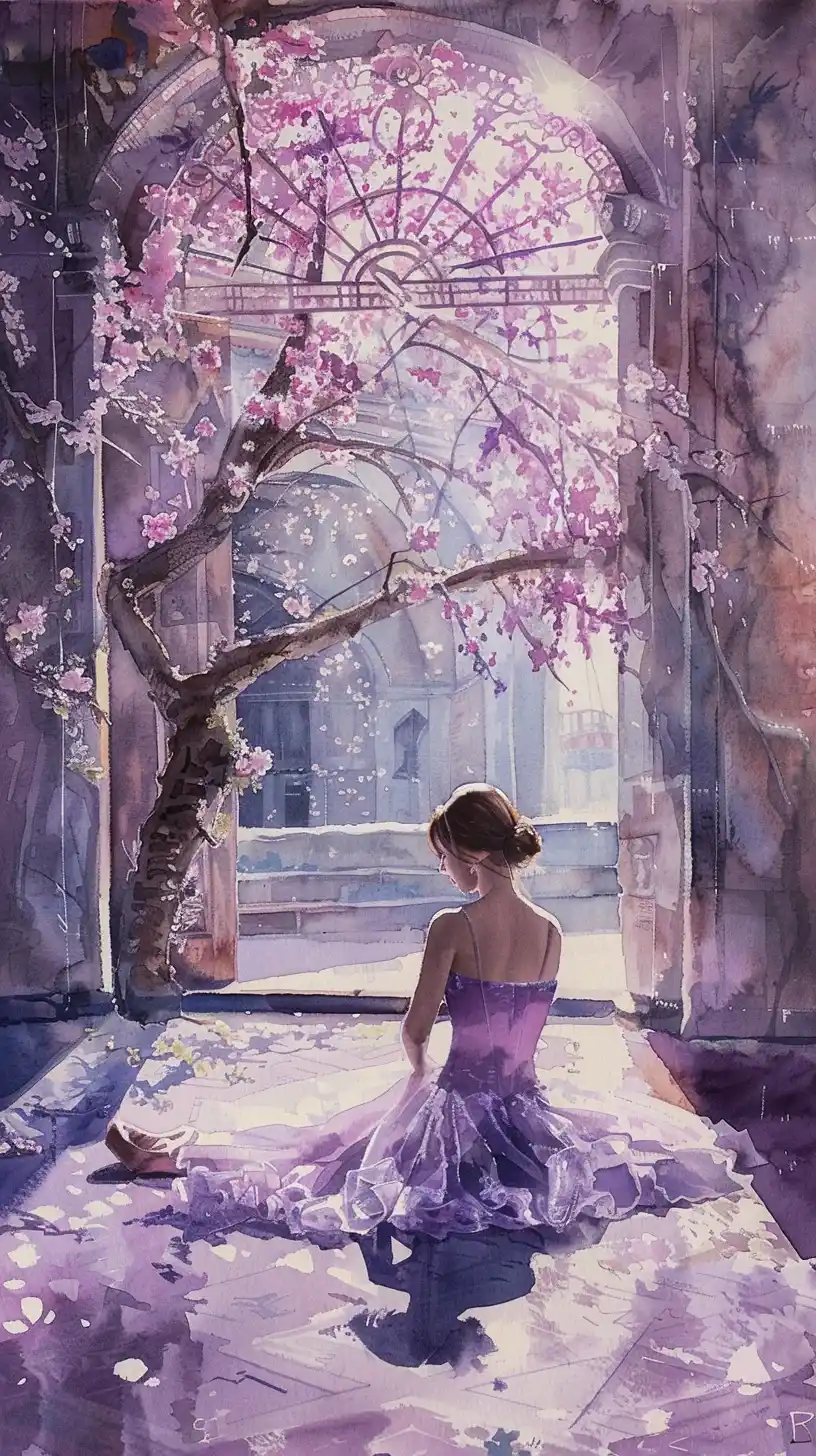 Oil Ballerina in Palace