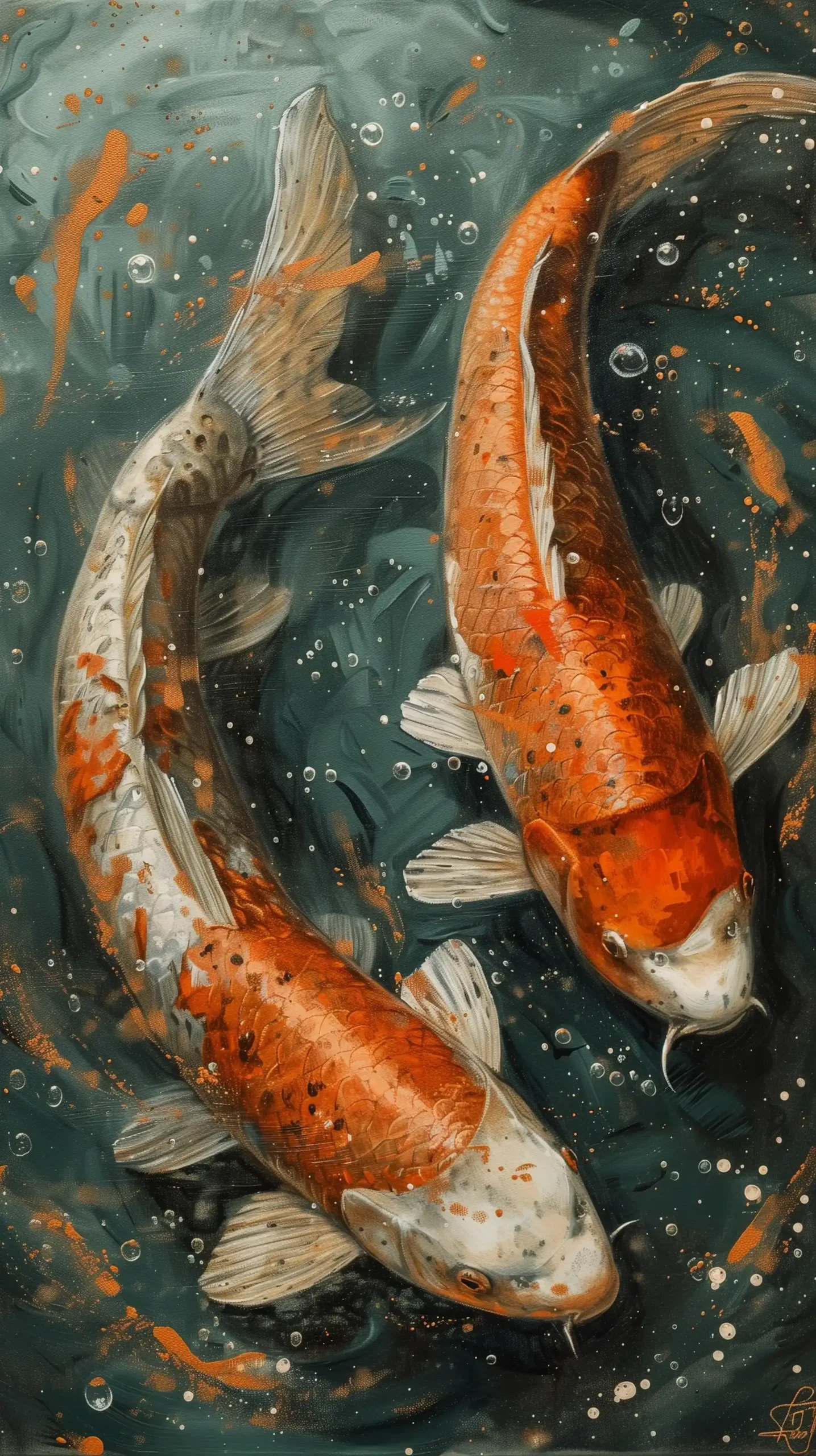 Hyperreal Koi Fish