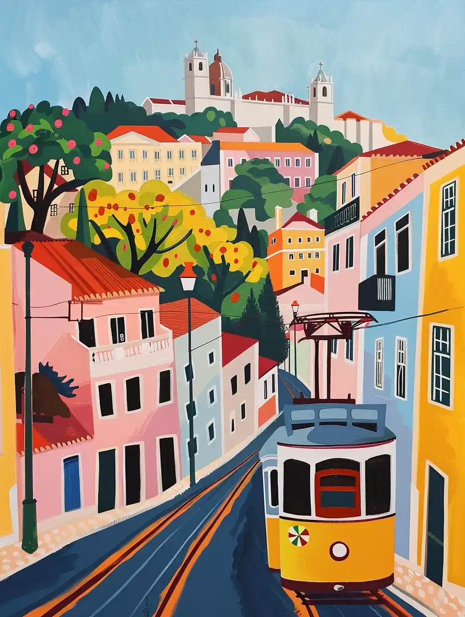 Minimalist Lisbon View