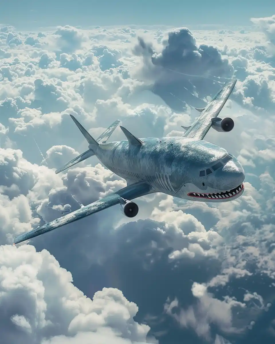 Shark Aircraft in Sky
