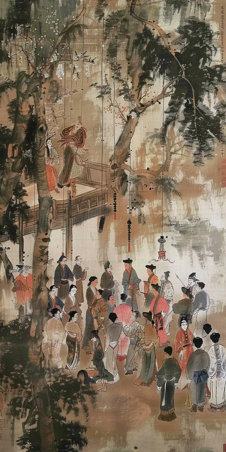 Chinese Costume Handscroll