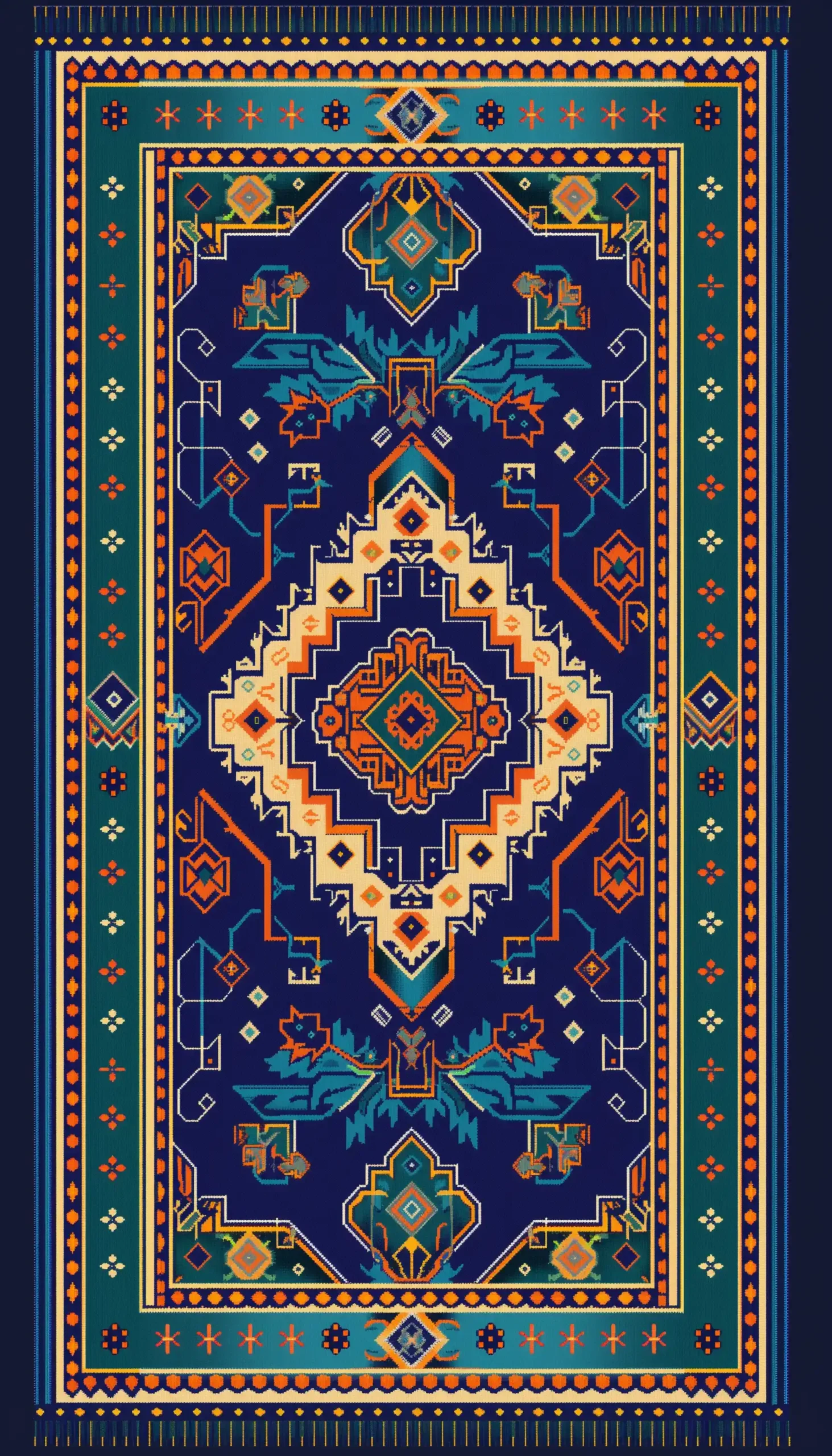 Persian Carpet Bold Pattern