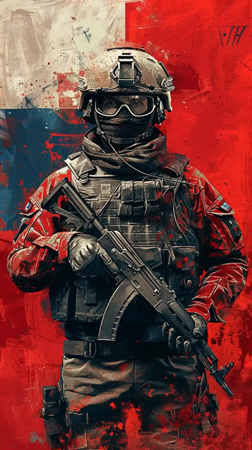 Russian Soldiers Flag Chaos