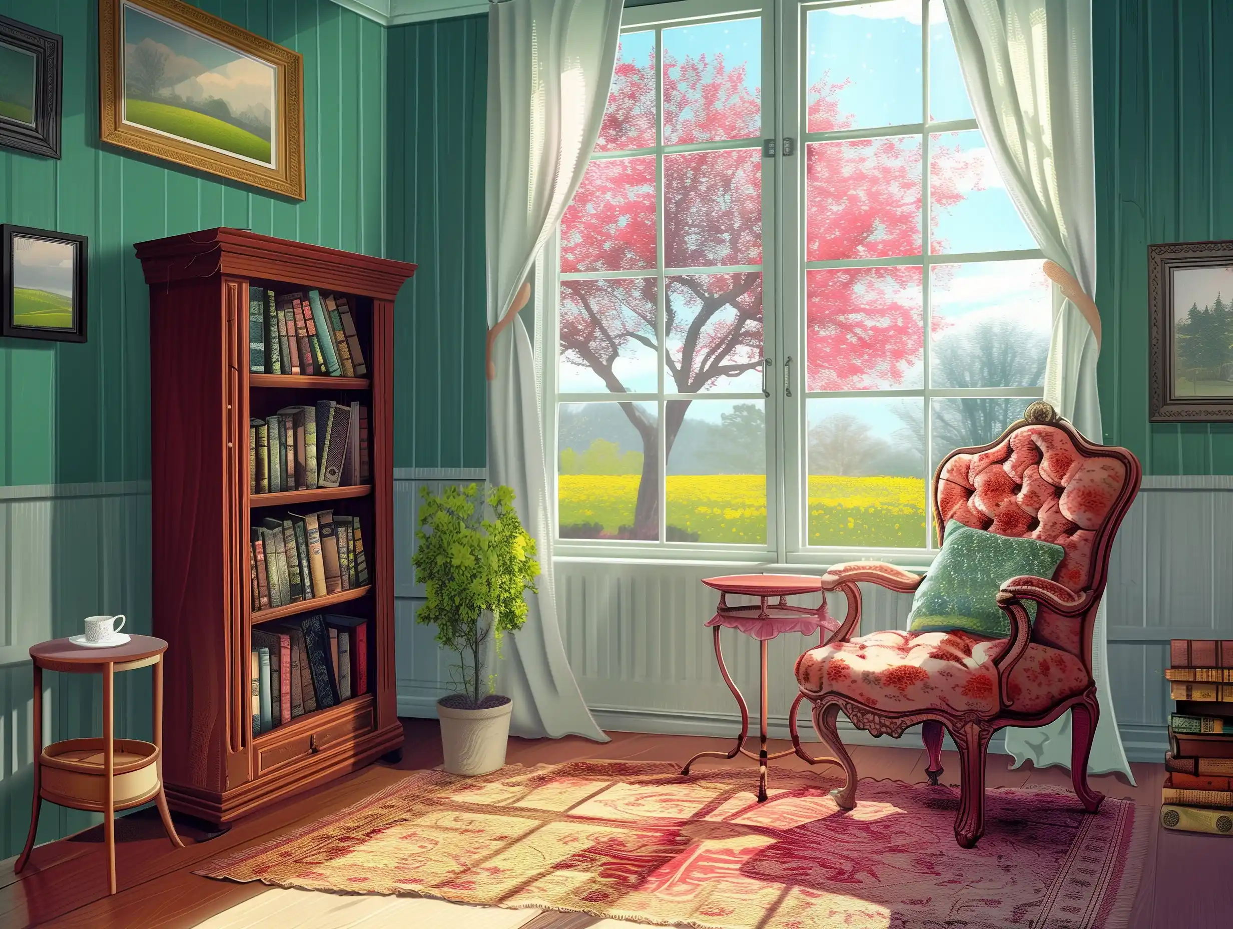 American Spring Interior Digital Realism