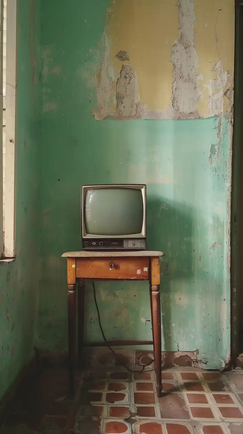 Retro TV in Cuban Room