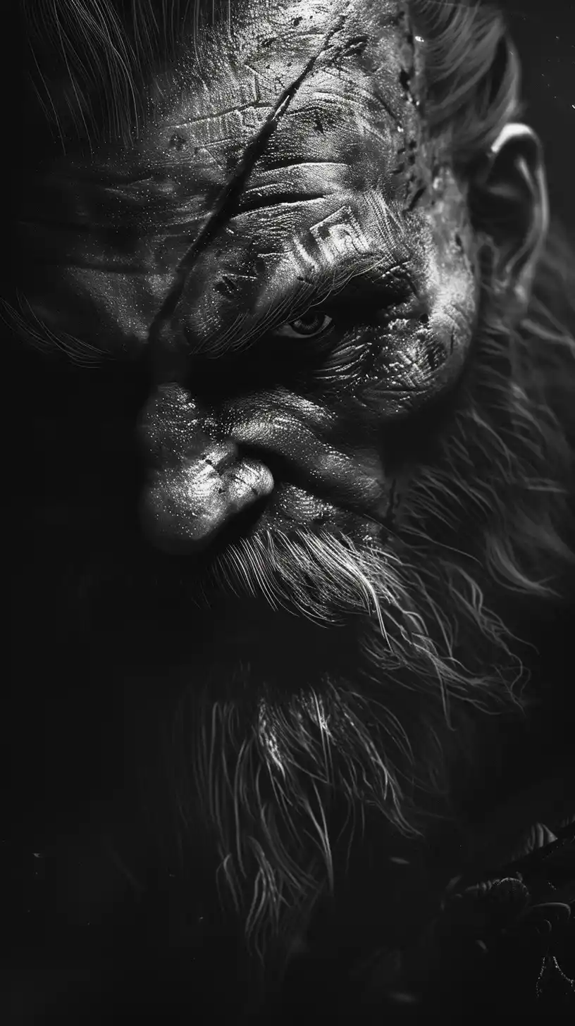 Realistic Warrior Portrait