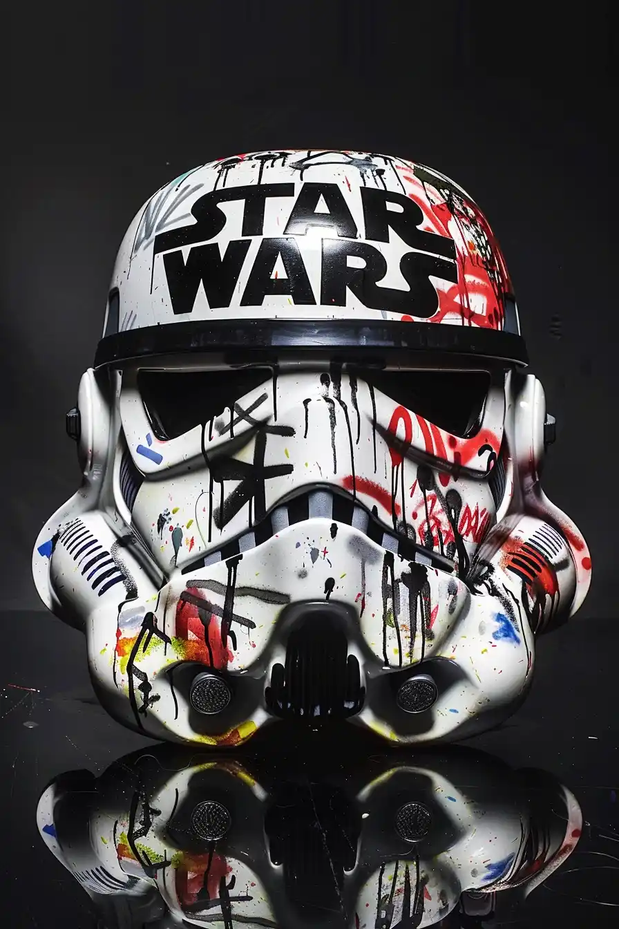 Graffiti Stormtrooper Mask