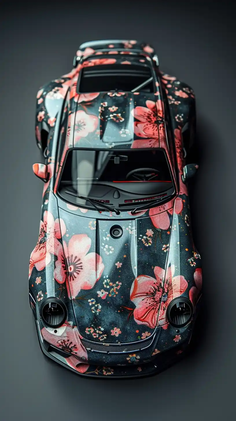 Realistic RWB Porsche Portrait