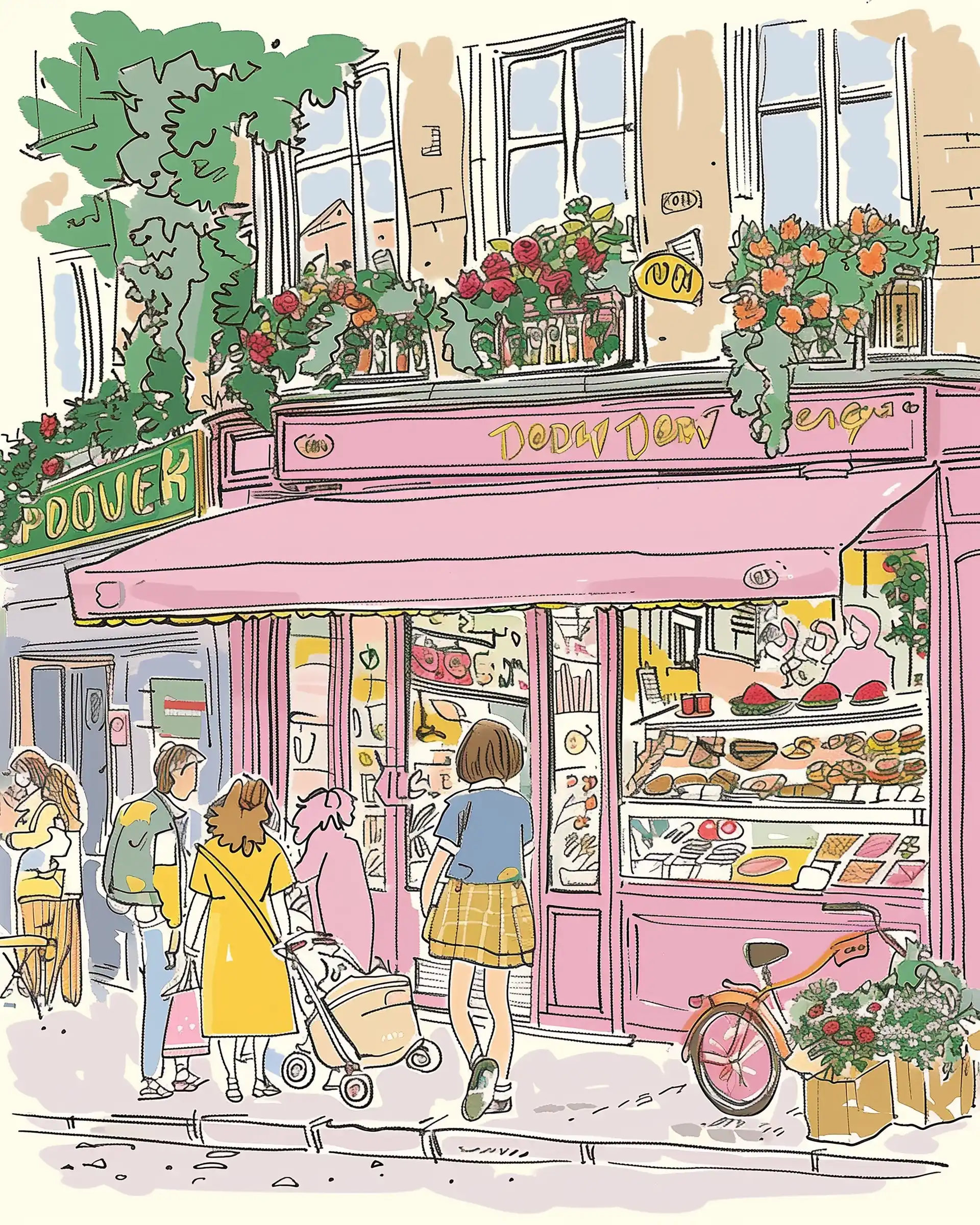Frenchy Children at Pink Shop