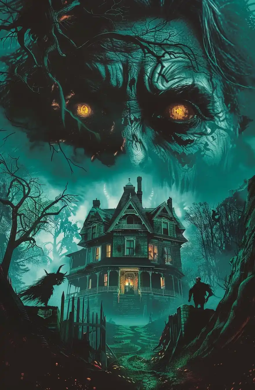 Spooky Horror Book Cover