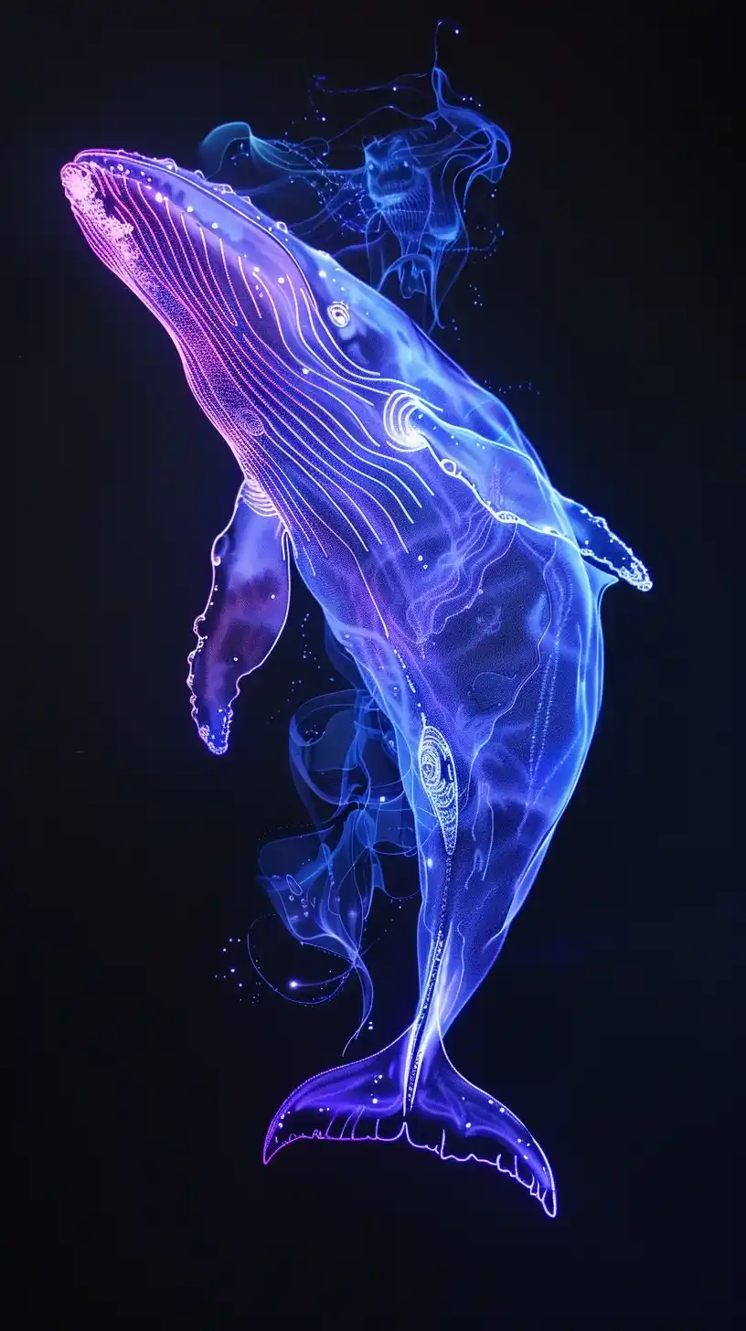 Neon Whale Depths