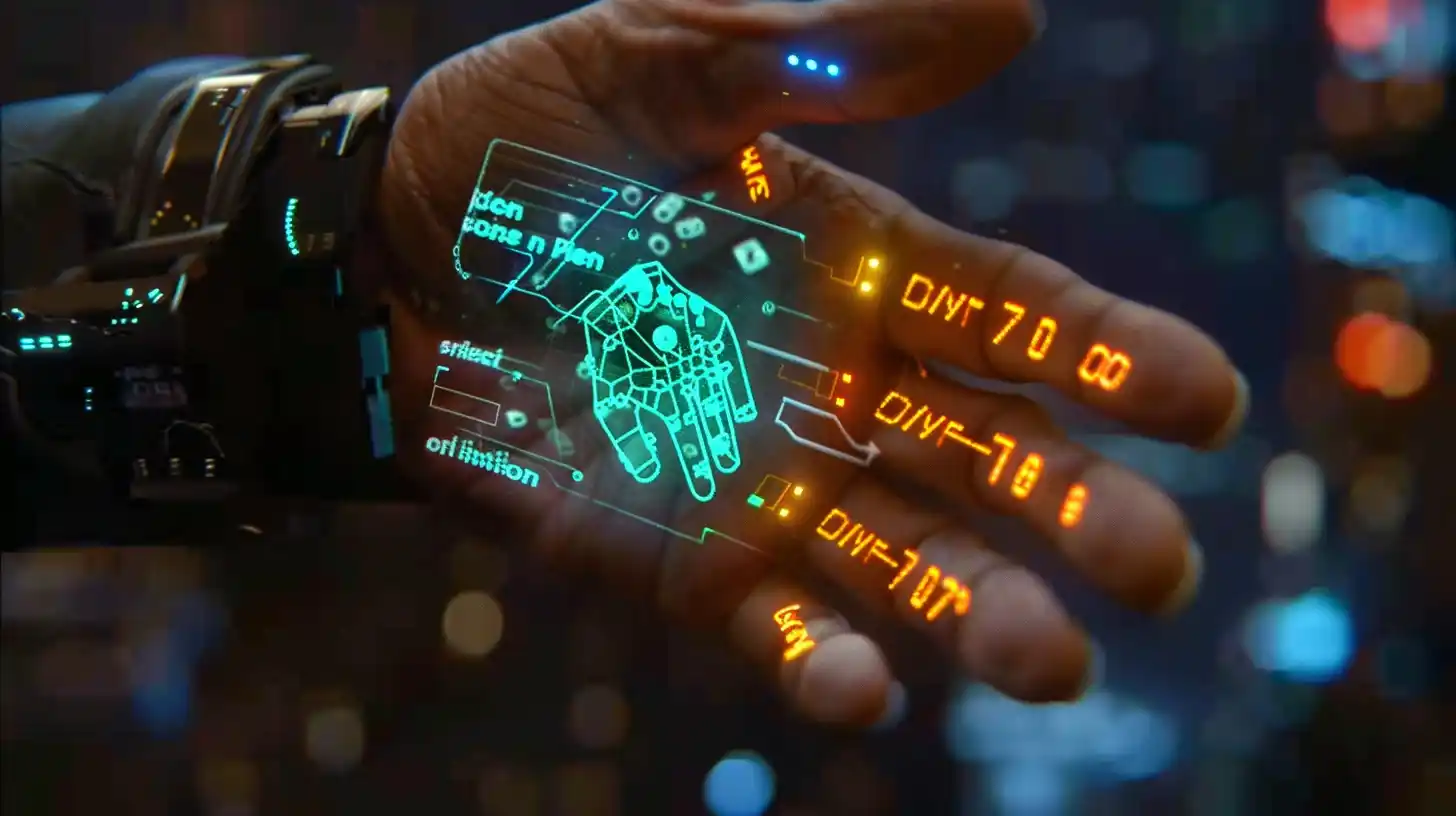 Cyberpunk Palm Map