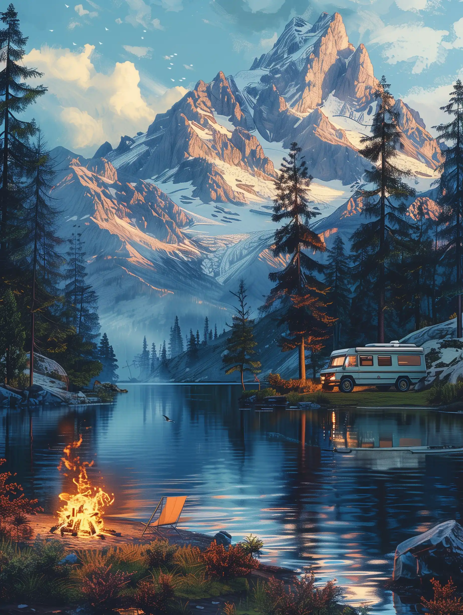 Flat Lake Campsite