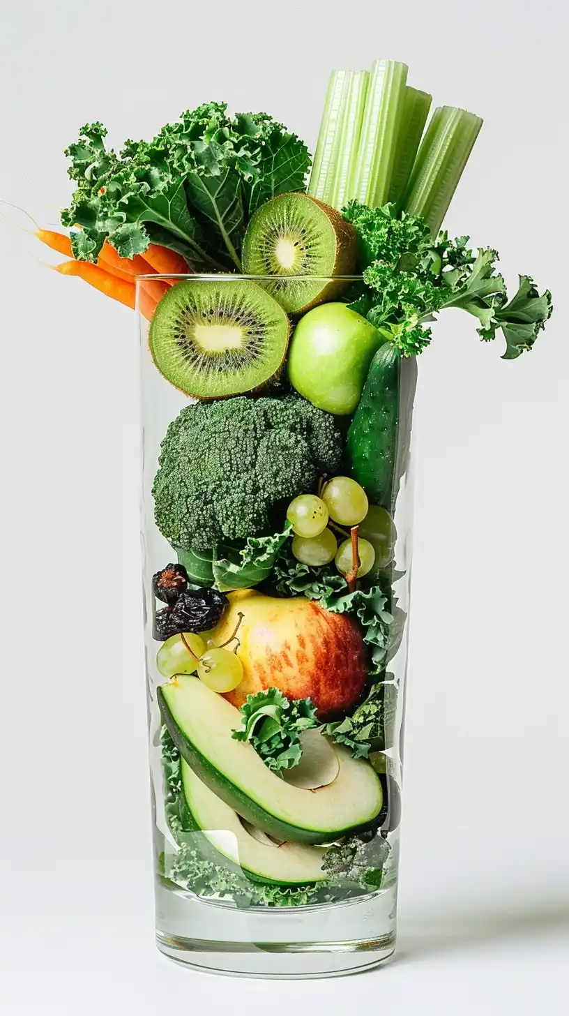 Green Glass of Produce