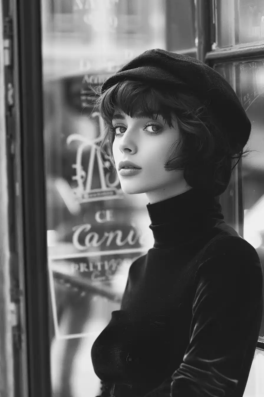 Chic French Mannequin Portrait