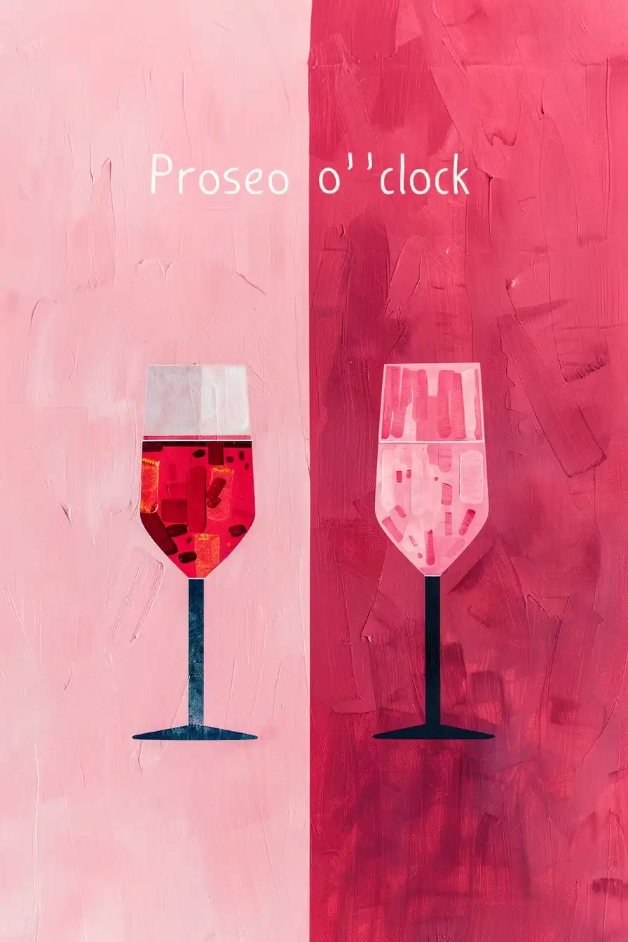 Bicolor Prosecco Poster