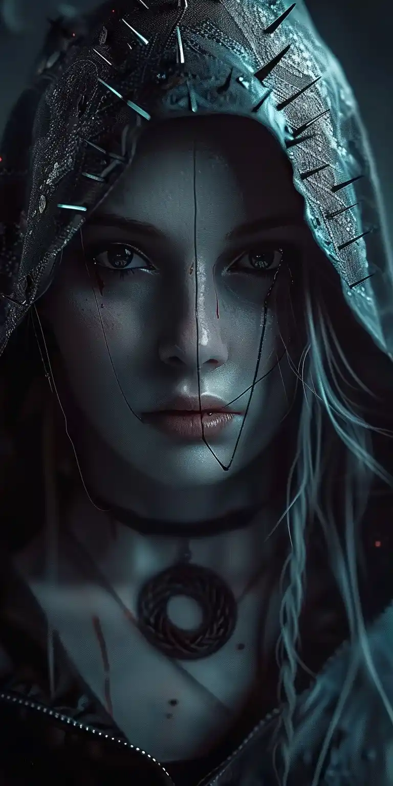 Gothic Cult Leader Portrait