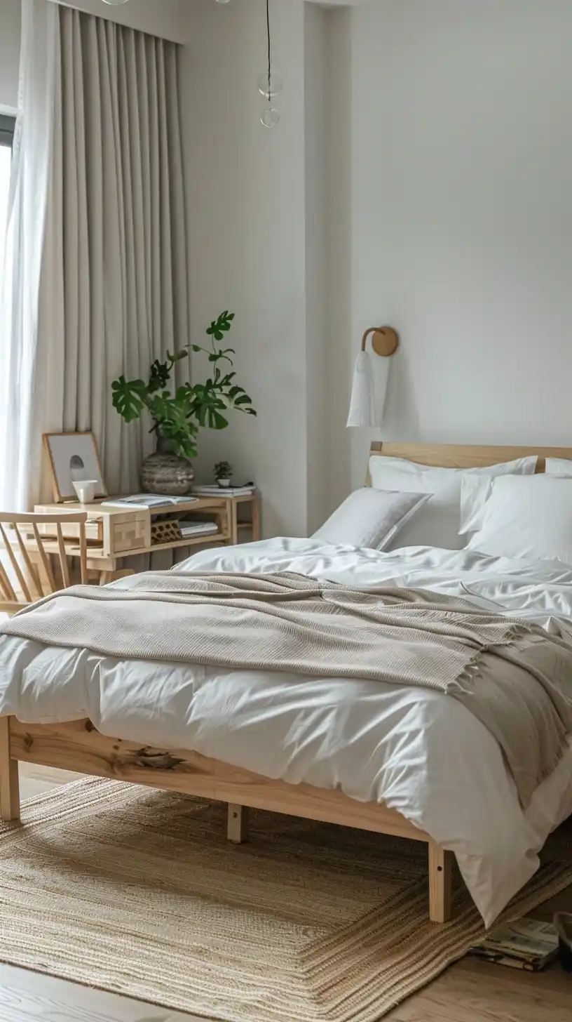 Natural Wood Bedroom Oasis