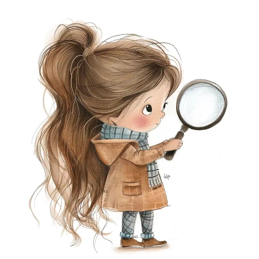 Explorer Girl Magnifying Glass