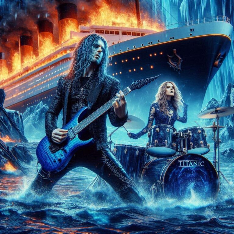 Jack and Rose Playing Heavy Metal as the Titanic Sinks