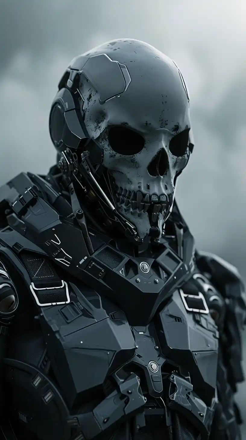 Futuristic Martian Invader Mask