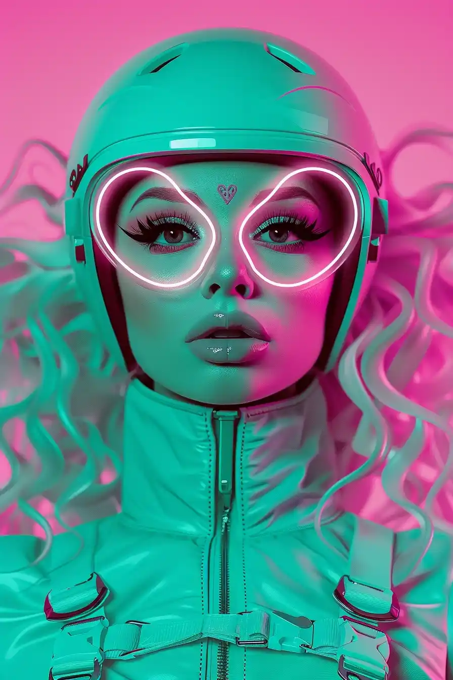Alien Beauty Portrait Hyperrealism