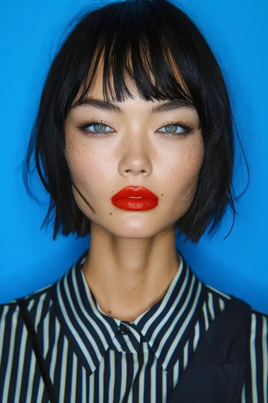 Japanese Hairdresser Competition Portrait
