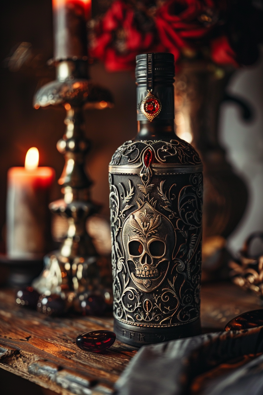 Ifrit Mezcal Bottle Product Photography Shot