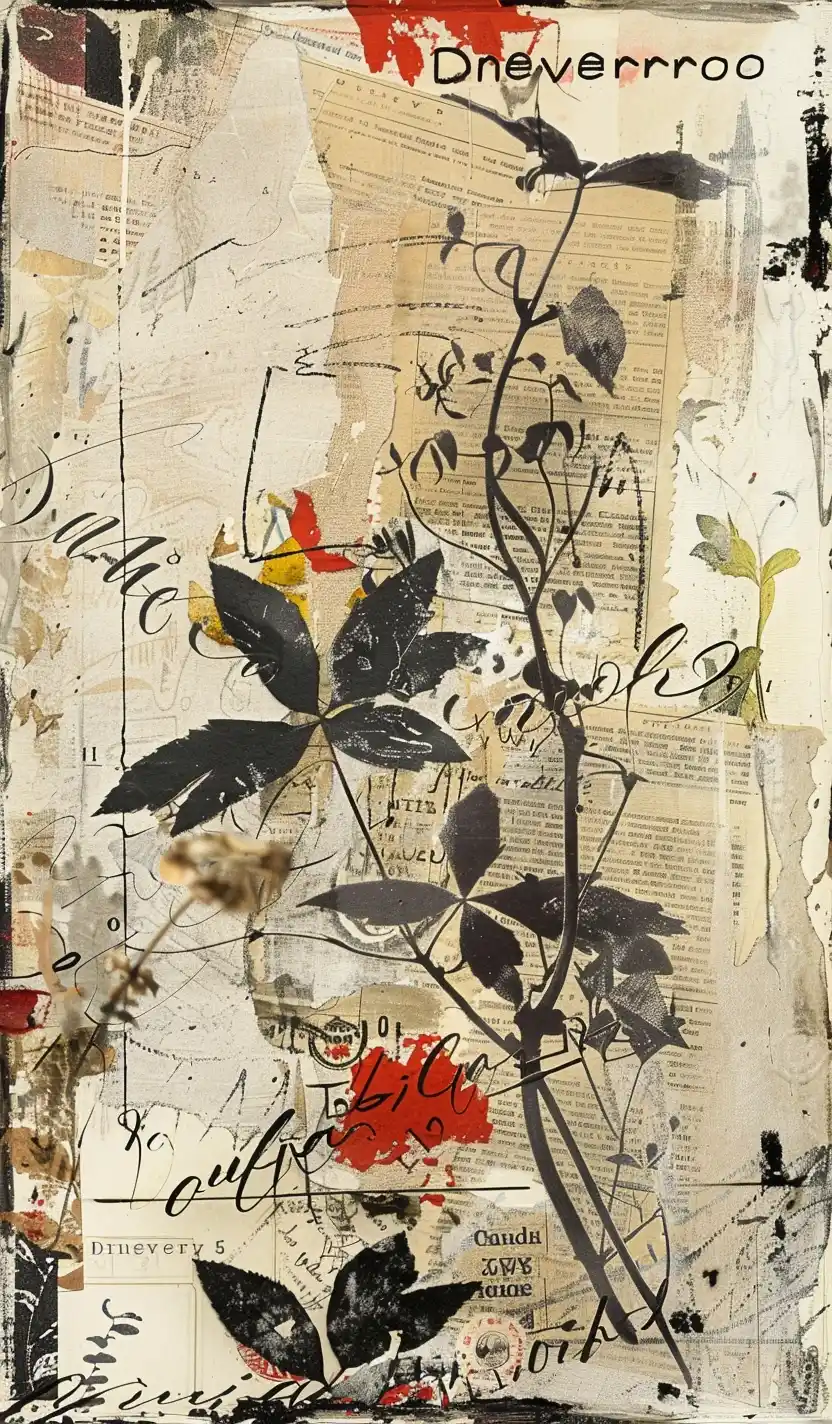 Mixed Media Collage Dneverro