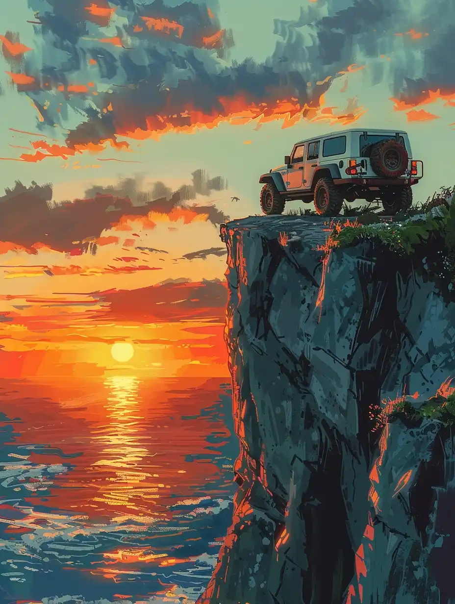 Minimalist Cliffside 4×4