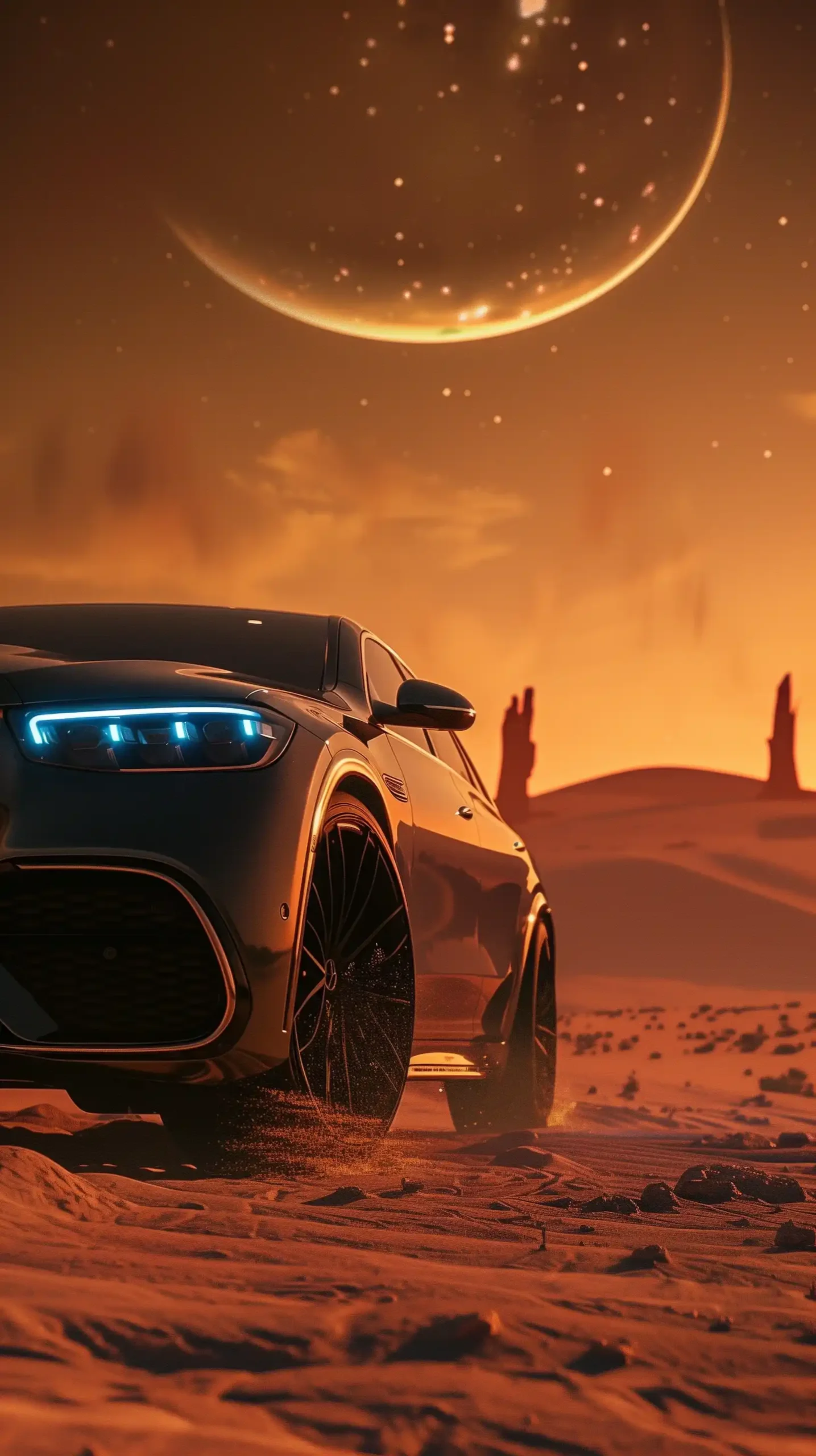 Cinematic Sandstorm Mercedes