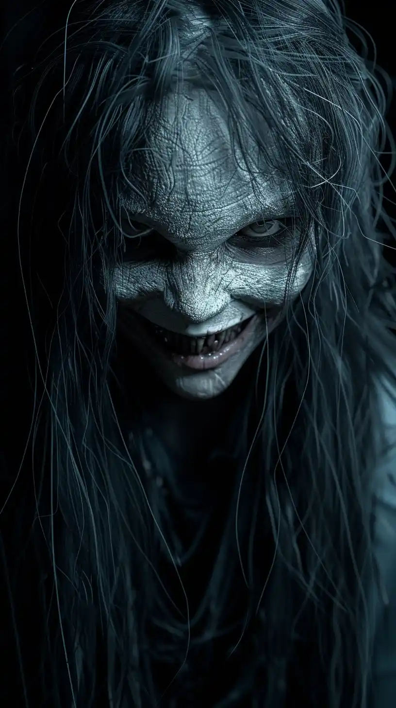 Grotesque Ghostly Woman