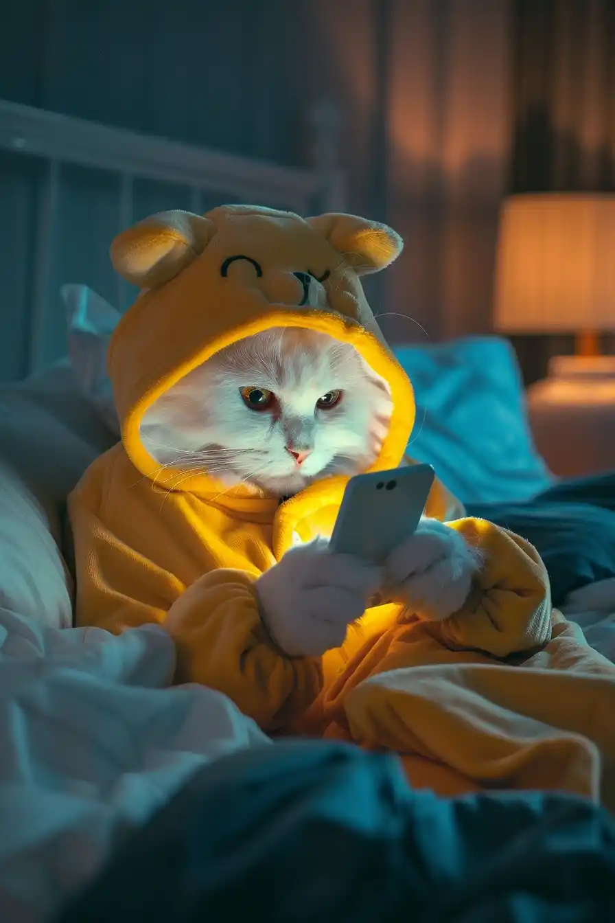 Realistic Cat in Onesie