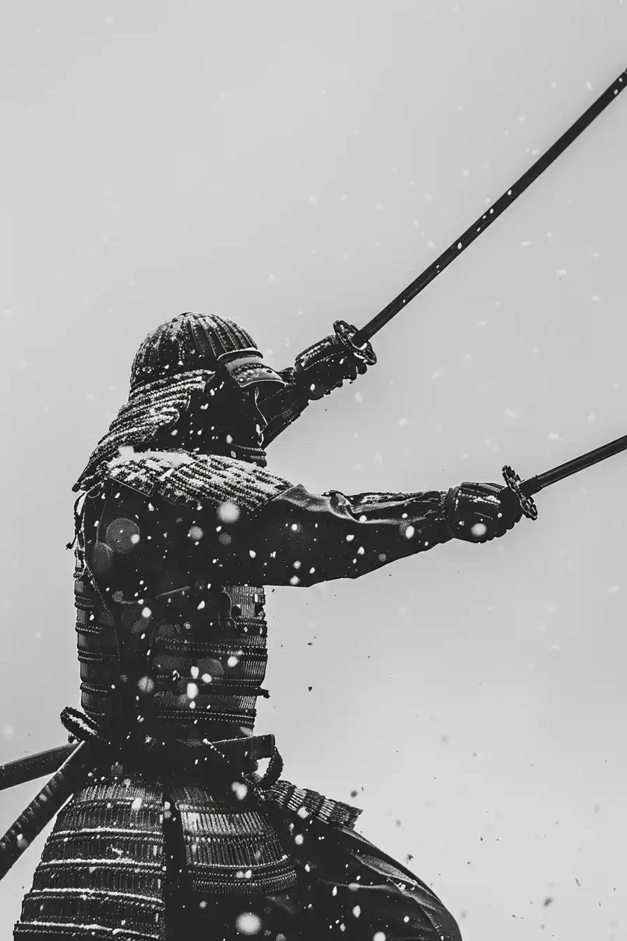 Traditional Samurai Portrait