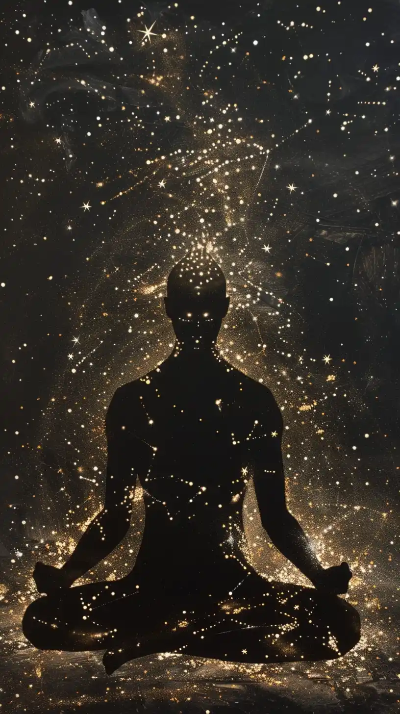 Cosmic Meditator Starlit Aura
