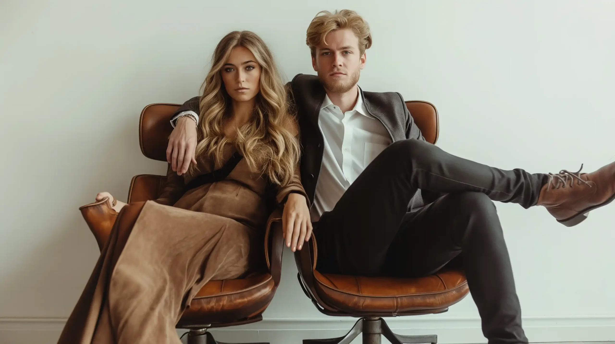 Fashion Editorial Couple Portrait